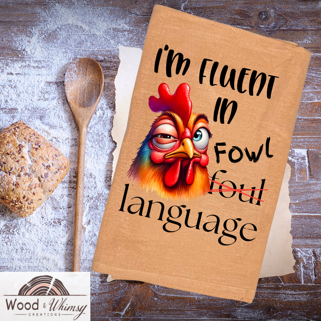 I'm fluent is fowl language